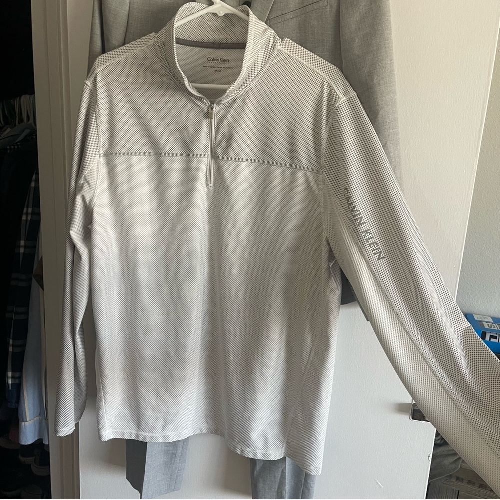 Calvin Klein Lightweight half zip Pullover